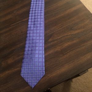 Tommy Hilfiger Men’s Blue Geometric Tie